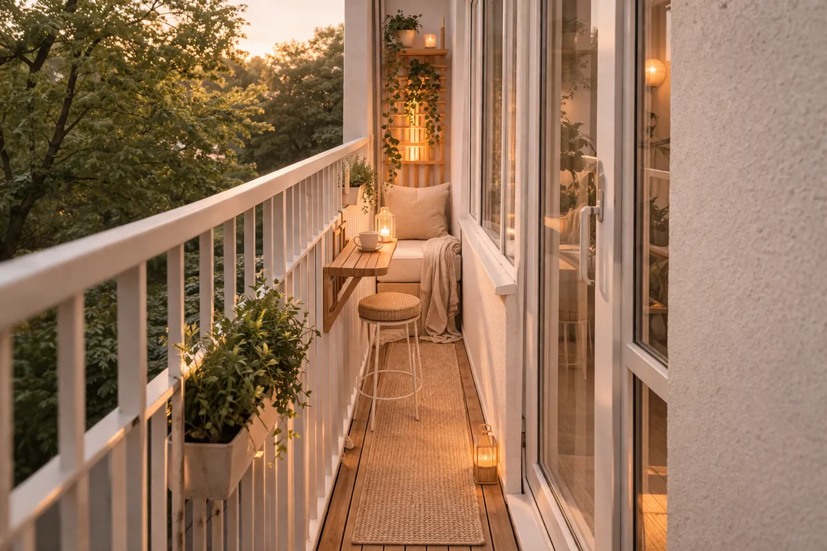 Schmale Balkone optimal nutzen: Wenig Platz, viel Wirkung – so holst du das Beste aus deinem schmalen Balkon heraus.