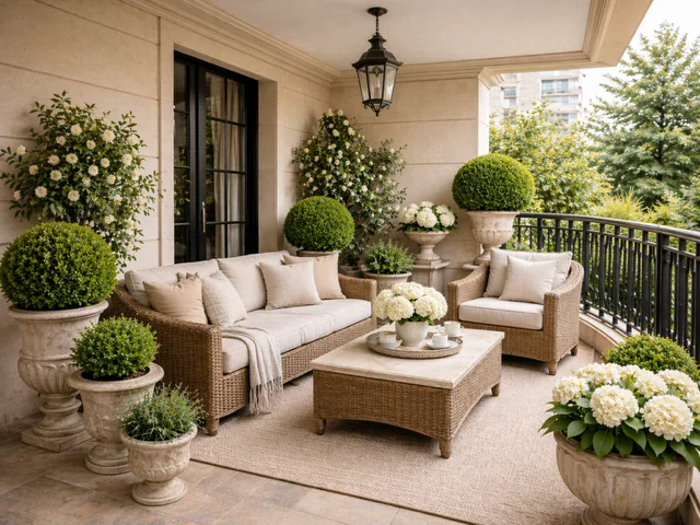 Classic Chic Balkon-Stil