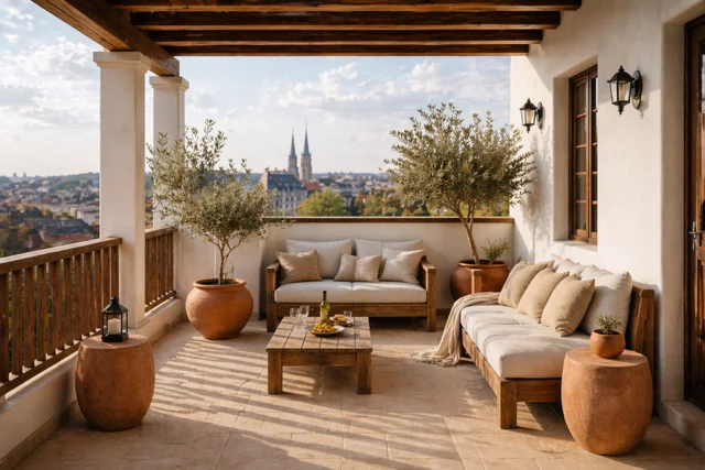 Mediterranean Balkon-Stil