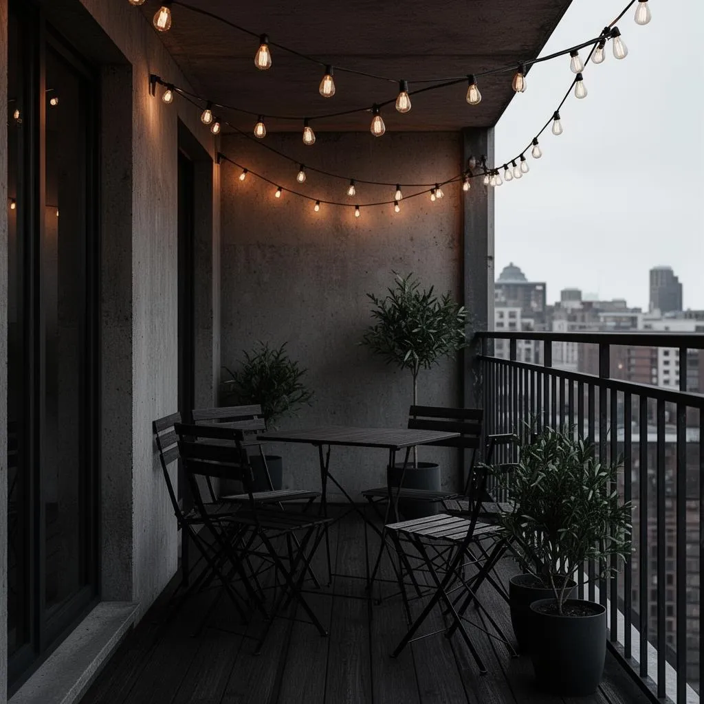 Industrial Balkon-Stil