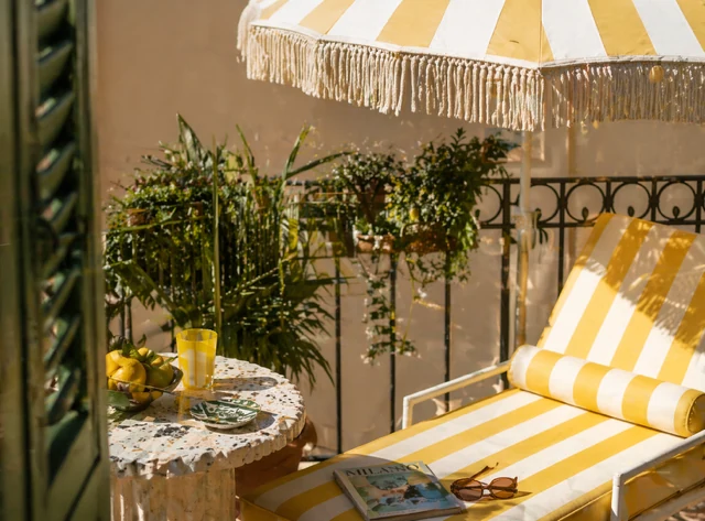 Italian Retro Balkon-Stil